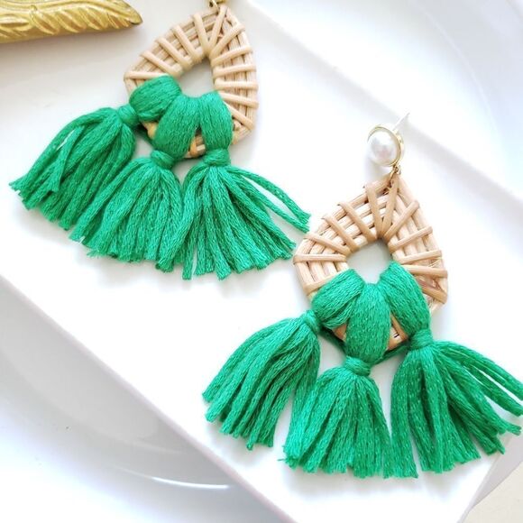 New! FP Adella Tassel Earrings - Picture 10 of 11